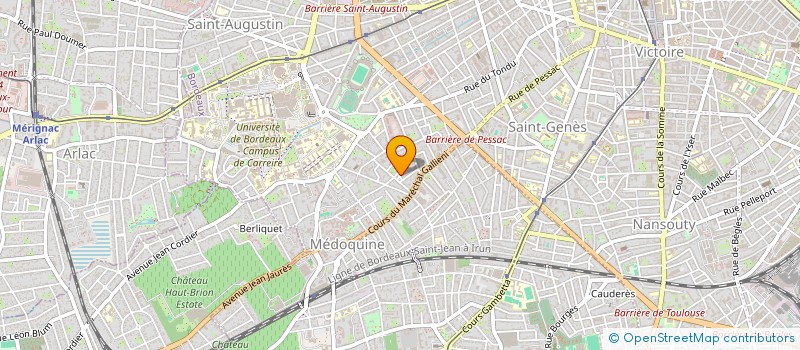 localisation de l'entreprise L'INSTITUT  BORDEAUX