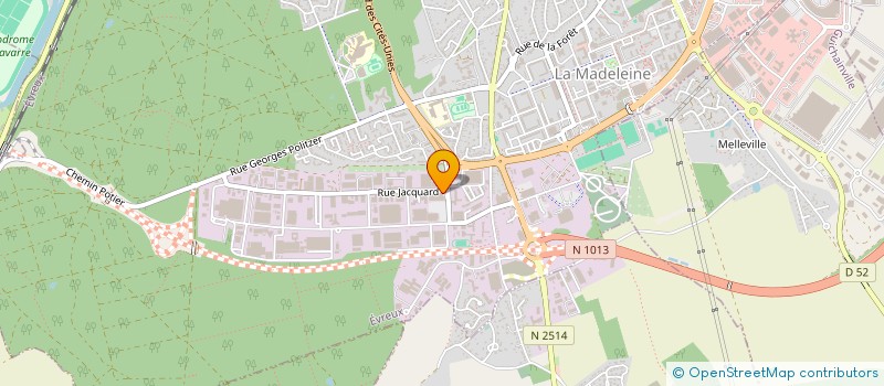 localisation de l'entreprise L'INSTITUT BY CH à EVREUX