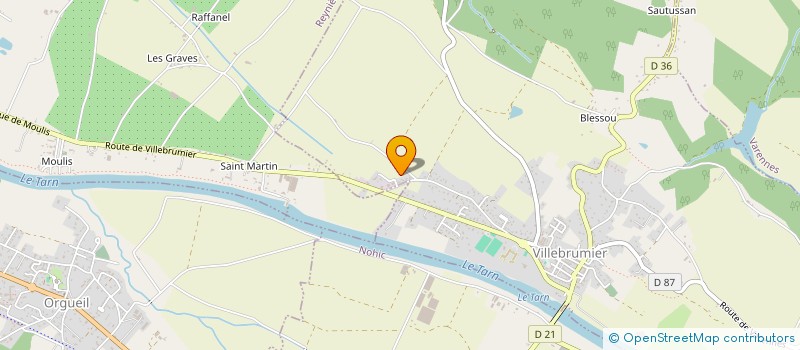 localisation de l'entreprise L'INSTITUT BY M.  VILLEBRUMIER