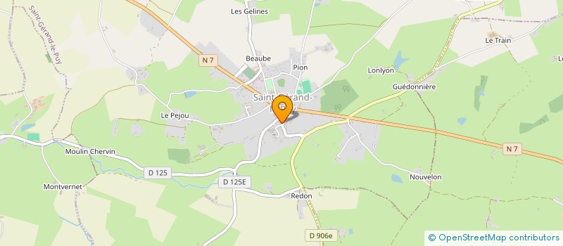 localisation de l'entreprise L'INSTITUT BY M à SAINT-GERAND-LE-PUY