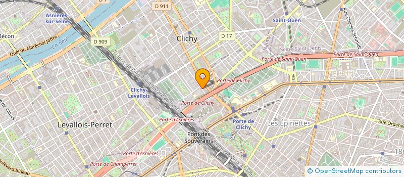 localisation de l'entreprise L'INSTITUT BY SOGLAM à CLICHY