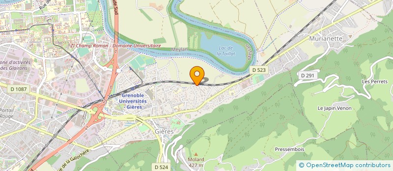 localisation de l'entreprise L'INSTITUT DE BEAUTE BIO  GIERES