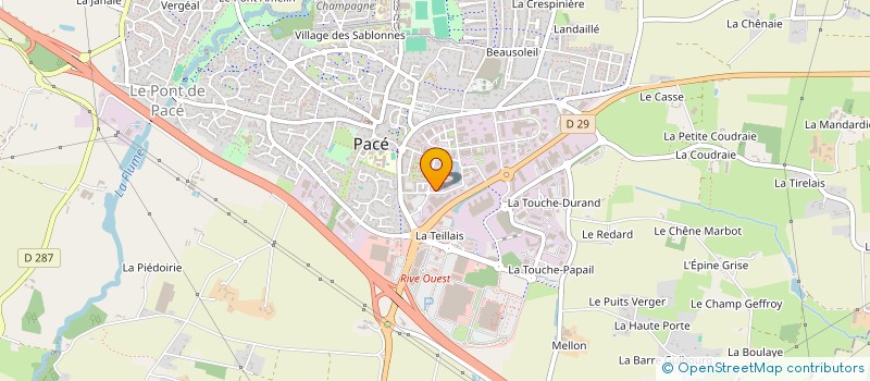 localisation de l'entreprise L INSTITUT DE LA FORME à PACE