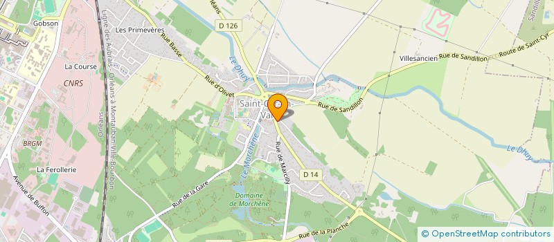 localisation de l'entreprise L'INSTITUT DE MARINE à SAINT-CYR-EN-VAL