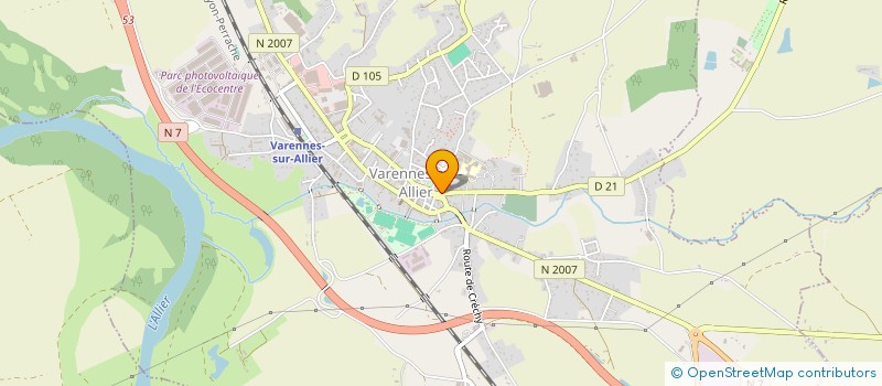 localisation de l'entreprise L'INSTITUT DE MELANIE à VARENNES-SUR-ALLIER