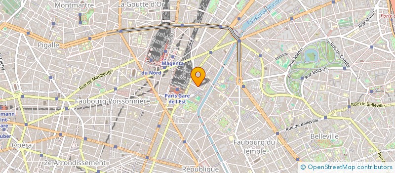 localisation de l'entreprise L'INSTITUT DES ARTS CHINOIS  PARIS