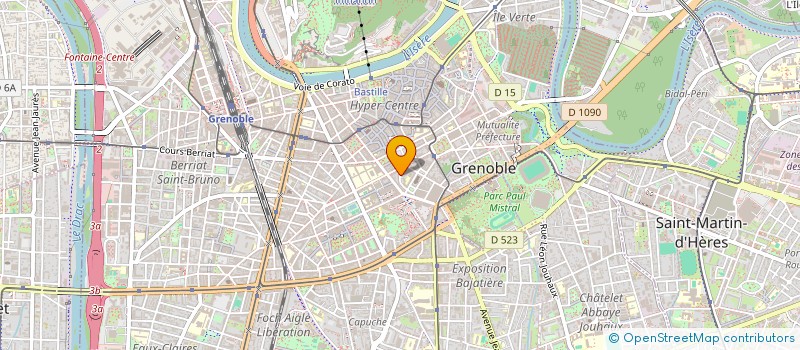 localisation de l'entreprise L INSTITUT DES ONGLES  GRENOBLE