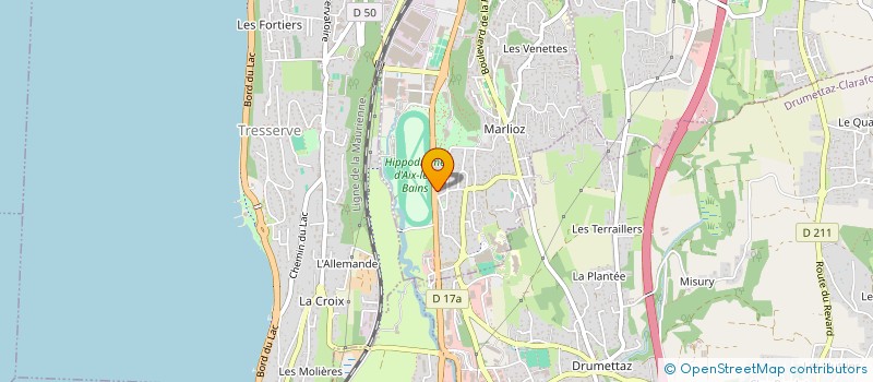 localisation de l'entreprise L'INSTITUT DU GOLF à AIX-LES-BAINS