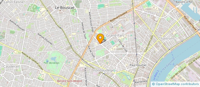 localisation de l'entreprise L'INSTITUT DU SEIN D'AQUITAINE  BORDEAUX