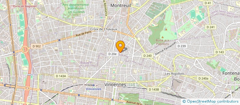 localisation de l'entreprise L'INSTITUT INCLUSIF DUCASA (I.I.D) à MONTREUIL