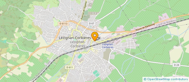 localisation de l'entreprise L INSTITUT L AMANDIER à LEZIGNAN-CORBIERES