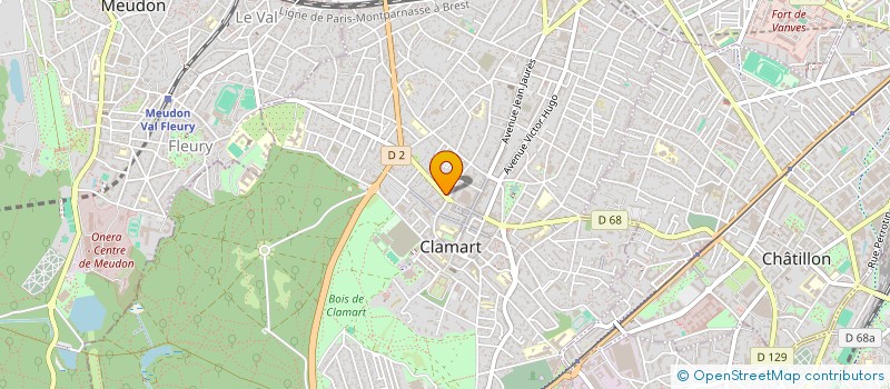 localisation de l'entreprise L'INSTITUT MARIA à CLAMART