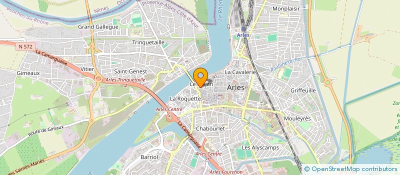 localisation de l'entreprise L'INSTITUT MOANA  ARLES