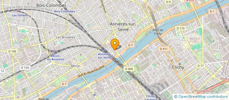 localisation de l'entreprise L'INSTITUT ROSE DES SABLES à ASNIERES-SUR-SEINE