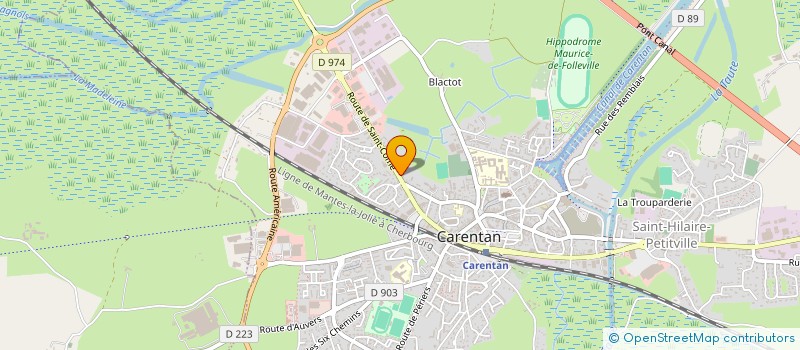 localisation de l'entreprise L INSTITUT SARL à CARENTAN-LES-MARAIS