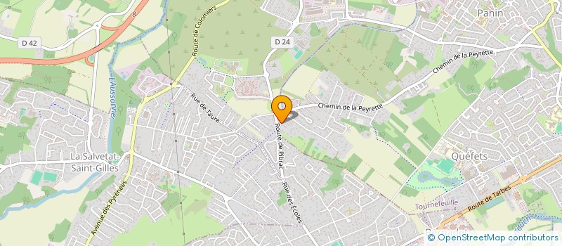 localisation de l'entreprise L INSTITUT SENSORIEL à TOURNEFEUILLE