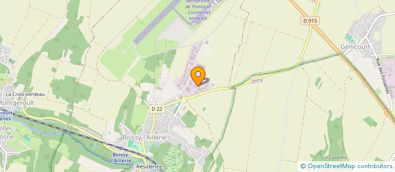 localisation de l'entreprise L'INSTITUT - T à BOISSY-L'AILLERIE