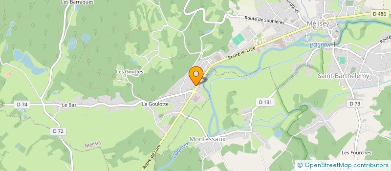 localisation de l'entreprise L'INSTITUT TIPHANIE à MELISEY
