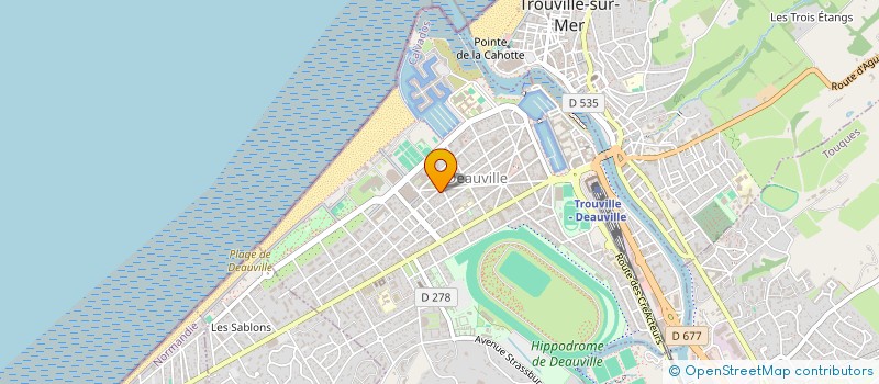 localisation de l'entreprise L'INSTITUTION à DEAUVILLE