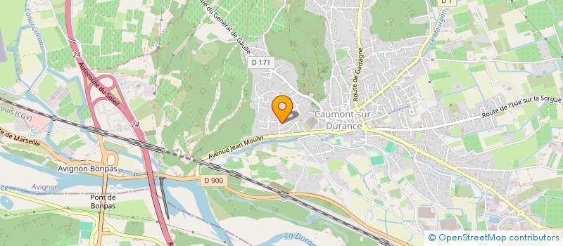 localisation de l'entreprise L'INSTRUMENT APRES  CAUMONT-SUR-DURANCE