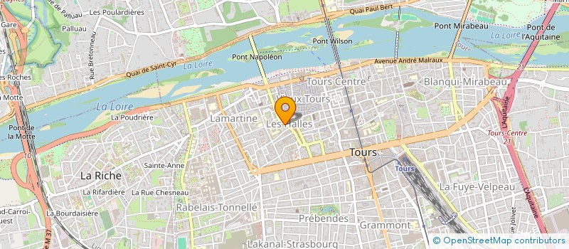 localisation de l'entreprise L'INSTRUMENTARIUM  TOURS