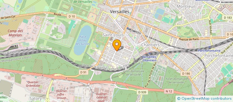 localisation de l'entreprise L INTEGRAAL à VERSAILLES