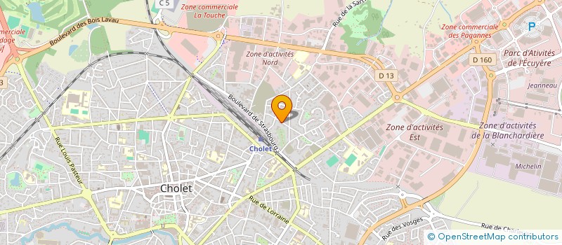 localisation de l'entreprise L'INTEGRATEUR à CHOLET