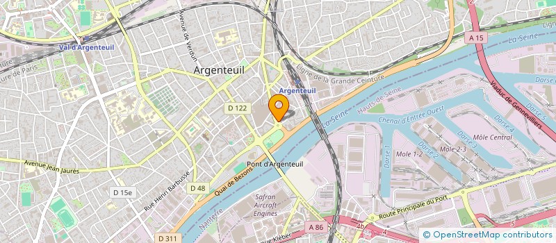 localisation de l'entreprise L'INTEMPOREL  ARGENTEUIL