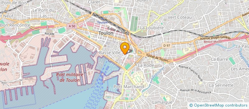 localisation de l'entreprise L'INTEMPOREL à TOULON