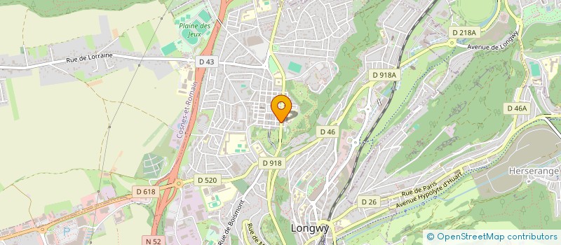 localisation de l'entreprise L'INTEMPOREL COIFFURE à LONGWY