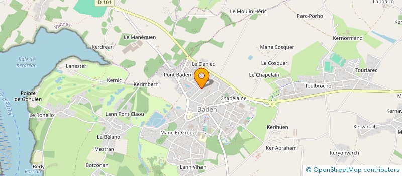 localisation de l'entreprise L'INTENDANCE  BADEN