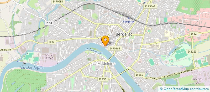 localisation de l'entreprise L INTENDANCE à BERGERAC