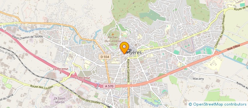 localisation de l'entreprise L'INTENDANCE IMMOBILIER à HYERES