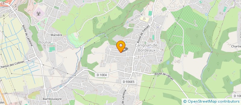 localisation de l'entreprise L'INTENDANT  CARIGNAN-DE-BORDEAUX