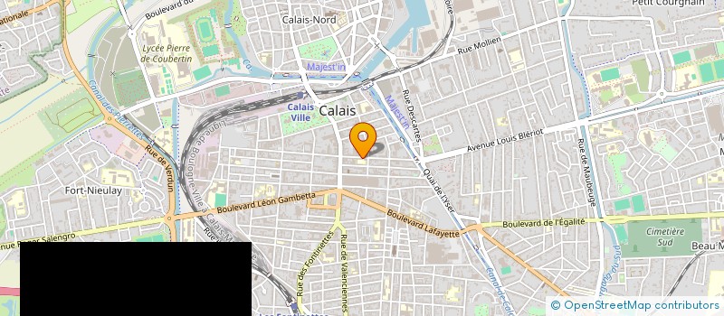 localisation de l'entreprise L'INTENSE  CALAIS