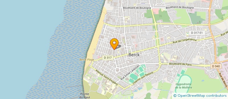 localisation de l'entreprise L'INTERAGENCE à BERCK