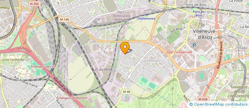 localisation de l'entreprise L'INTERDIT  LEZENNES