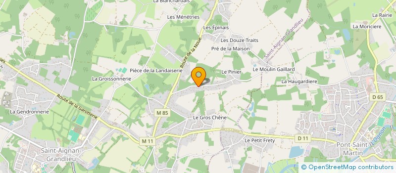 localisation de l'entreprise L'INTERIEUR à SAINT-AIGNAN-GRANDLIEU