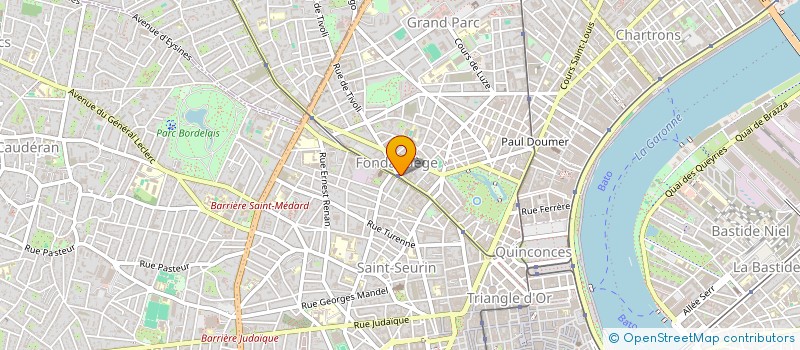 localisation de l'entreprise L'INTERIEUR à BORDEAUX