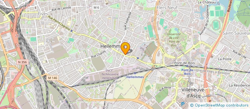 localisation de l'entreprise L'INTERLUDE à LILLE