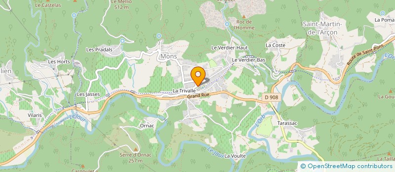 localisation de l'entreprise L'INTERLUDE à MONS