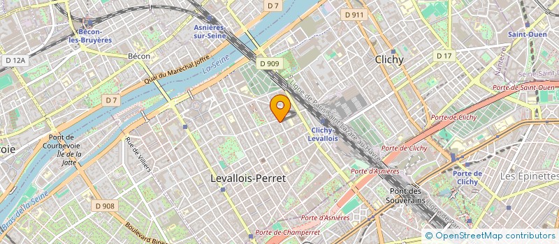 localisation de l'entreprise L'INTERMEDE à LEVALLOIS-PERRET