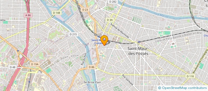 localisation de l'entreprise L'INTERMEDE à SAINT-MAUR-DES-FOSSES