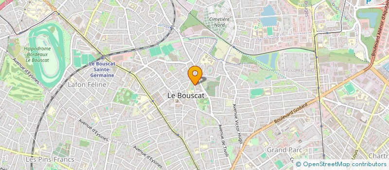 localisation de l'entreprise L INTERMEDIAIRE AQUITAIN  LE BOUSCAT