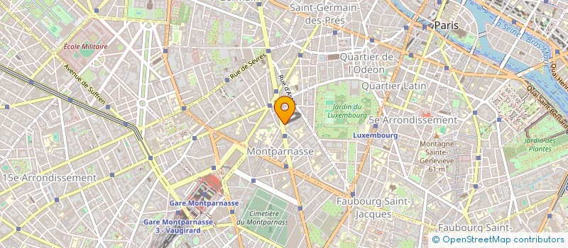 localisation de l'entreprise L'INTERNATIONAL à PARIS
