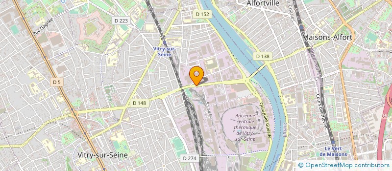 localisation de l'entreprise L'INTERNATIONAL DU BAILLY  VITRY SUR SEINE