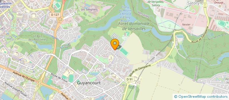 localisation de l'entreprise L INTERNATIONALE DU SERVICE ET DU CONSEIL AUX PROFESSIONNELS ET ENTREPRISES à GUYANCOURT