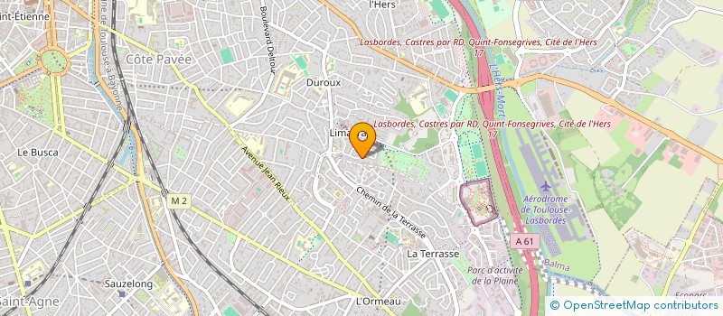 localisation de l'entreprise L'INTERNET SERVICE PROFESSIONNEL à TOULOUSE
