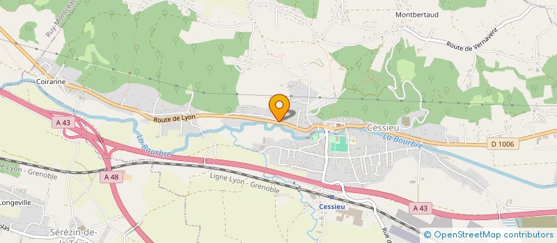 localisation de l'entreprise L'INTERVALLE  CESSIEU