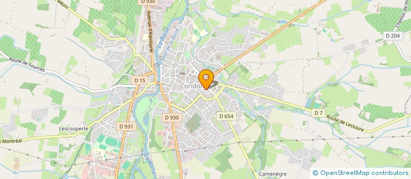 localisation de l'entreprise L'INTIME SALON à CONDOM
